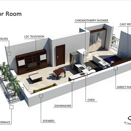 Bb 10 Serpotta - Palazzo Riolo & Restaurant 4*